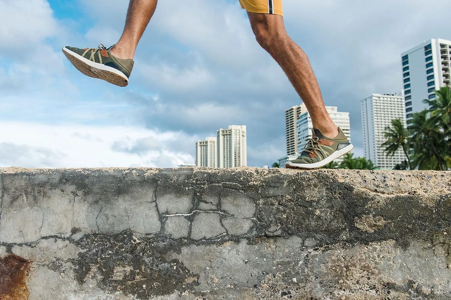 OLUKAI Mio Li Men's Everyday Athletic Shoes, Versatile & Casual Sneaker, Breathable & Comfortable Mesh, Cushioned Arch Support & Secure Fit