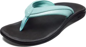 OLUKAI Ohana Women's Beach Sandals, Water Resistant Flip Flops, Arch Support & Comfort Fit, Lightweight & Durable, Enhanced Grip & Traction