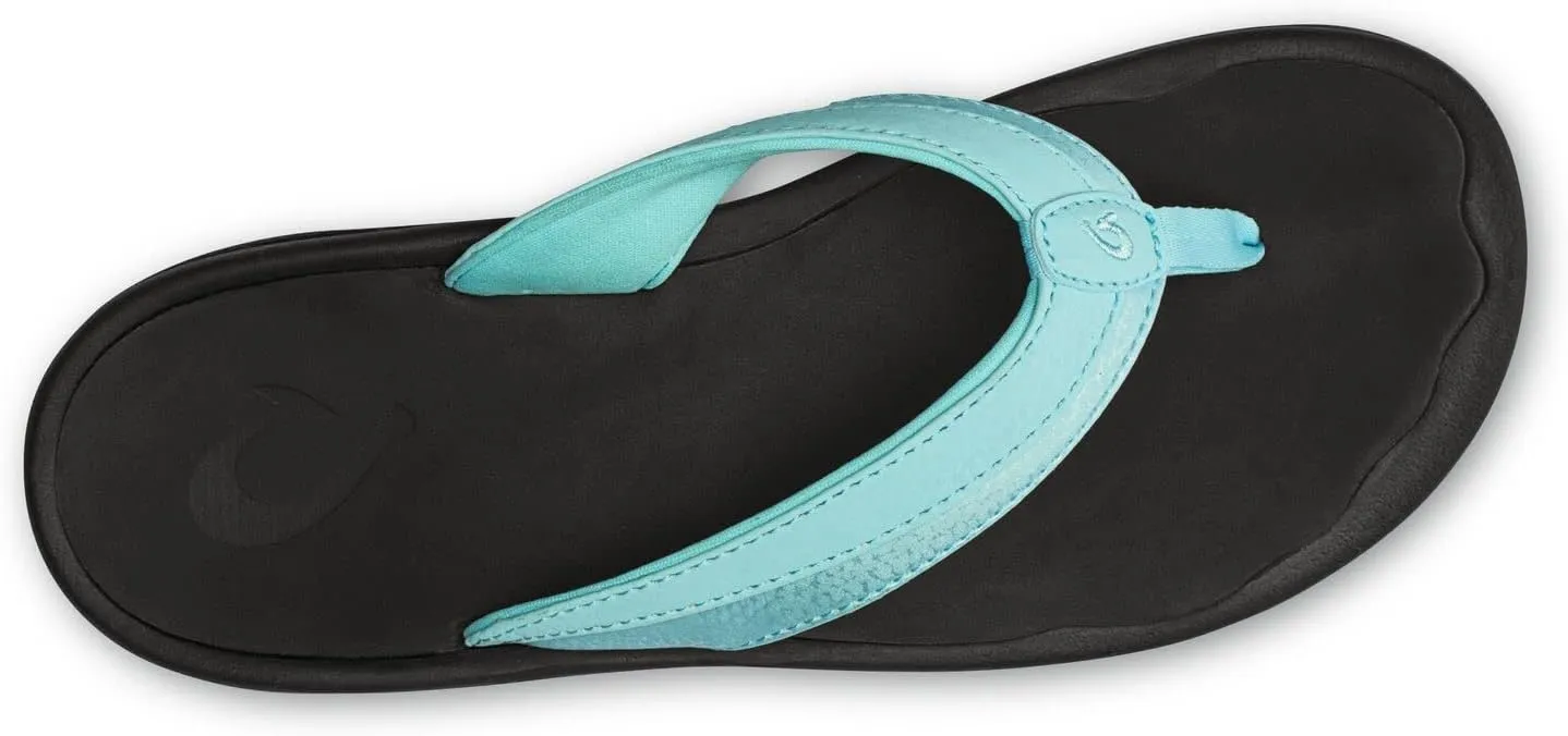 OLUKAI Ohana Women's Beach Sandals, Water Resistant Flip Flops, Arch Support & Comfort Fit, Lightweight & Durable, Enhanced Grip & Traction
