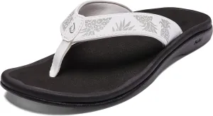 OLUKAI Ohana Women's Beach Sandals, Water Resistant Flip Flops, Arch Support & Comfort Fit, Lightweight & Durable, Enhanced Grip & Traction
