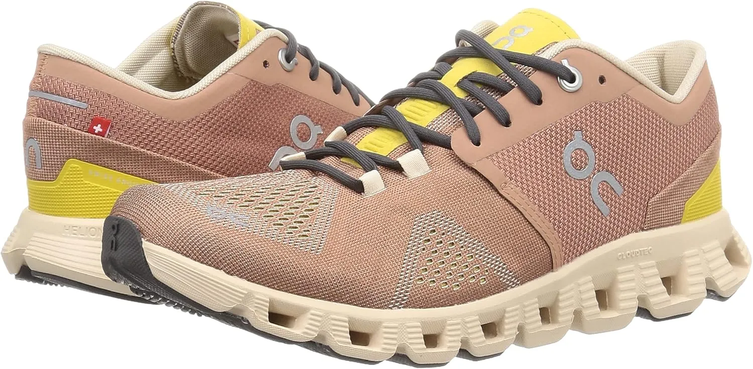 On Running Womens Cloud X Textile Synthetic Trainers