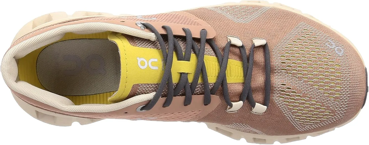On Running Womens Cloud X Textile Synthetic Trainers