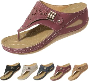 Orthopedic Sandals for Women Casual Comfort Breathable Open Toe Mesh Hollow Sports Sandals Non-Slip Summer Beach Sandals