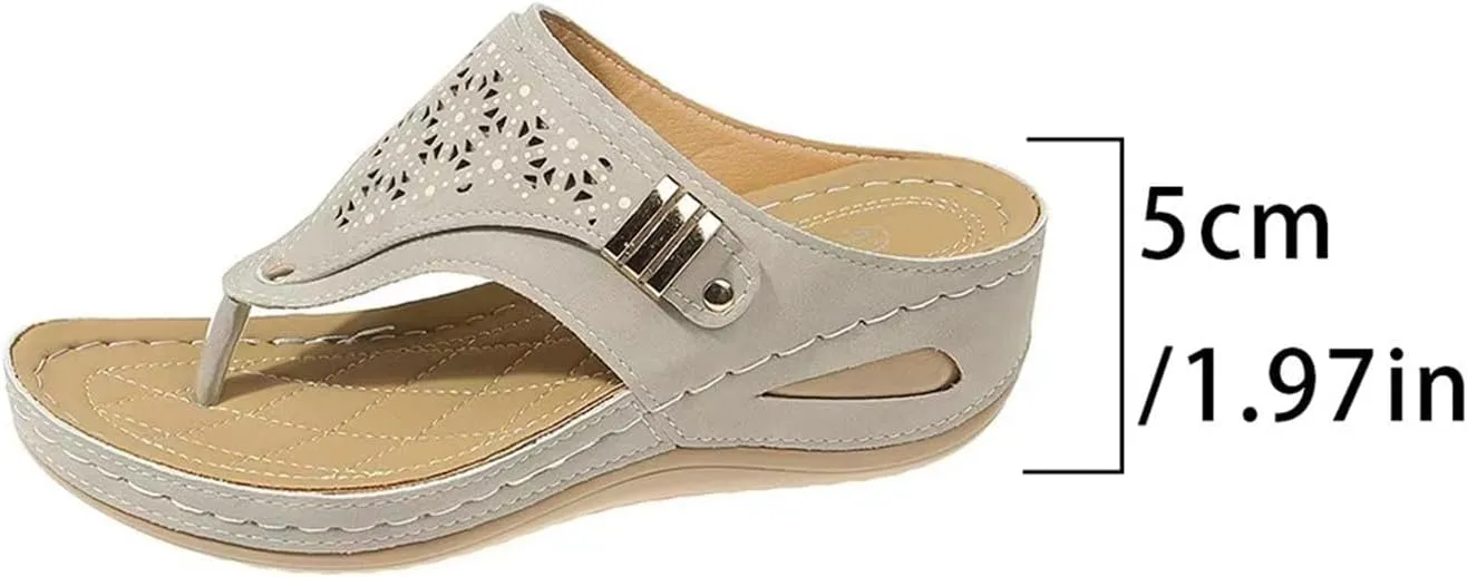 Orthopedic Sandals for Women Casual Comfort Breathable Open Toe Mesh Hollow Sports Sandals Non-Slip Summer Beach Sandals