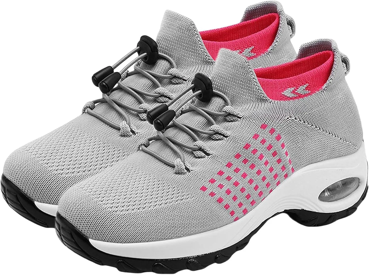Orthopedic Sneakers Women Breathable Comfort Wear Shoes for Women Walking Slip On Trainers Casual Comfortable Athletic Cushion Thick Bottom Footwear