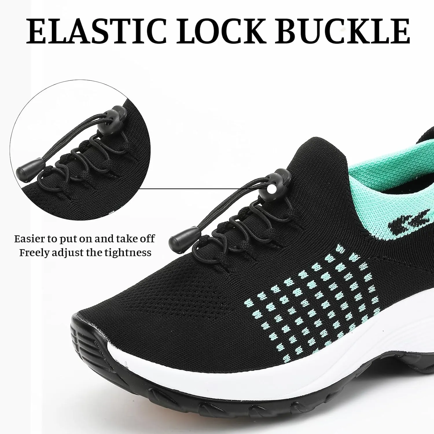 Orthopedic Sneakers Women Breathable Comfort Wear Shoes for Women Walking Slip On Trainers Casual Comfortable Athletic Cushion Thick Bottom Footwear