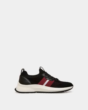 Outline Sneaker in Black Knit