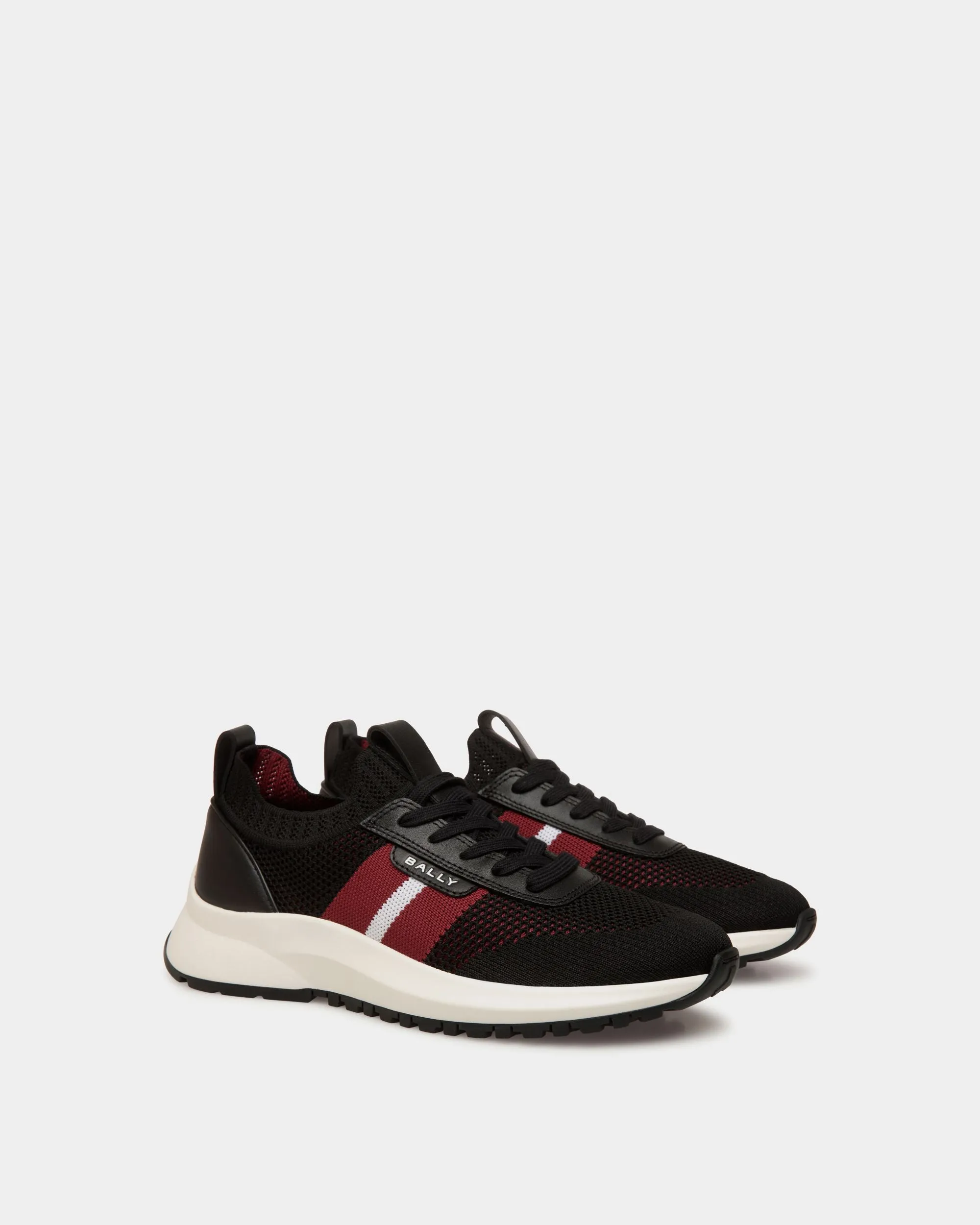 Outline Sneaker in Black Knit
