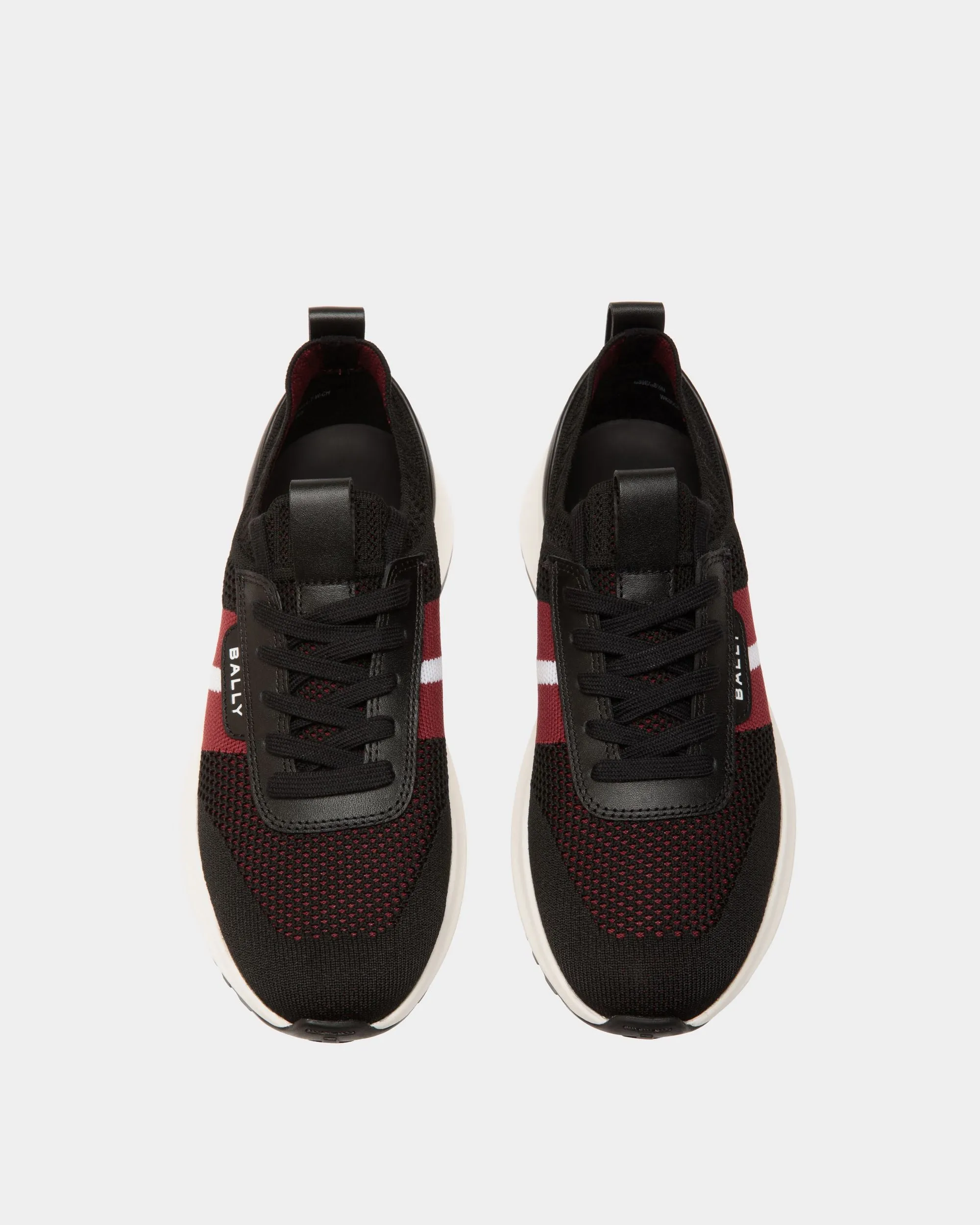 Outline Sneaker in Black Knit