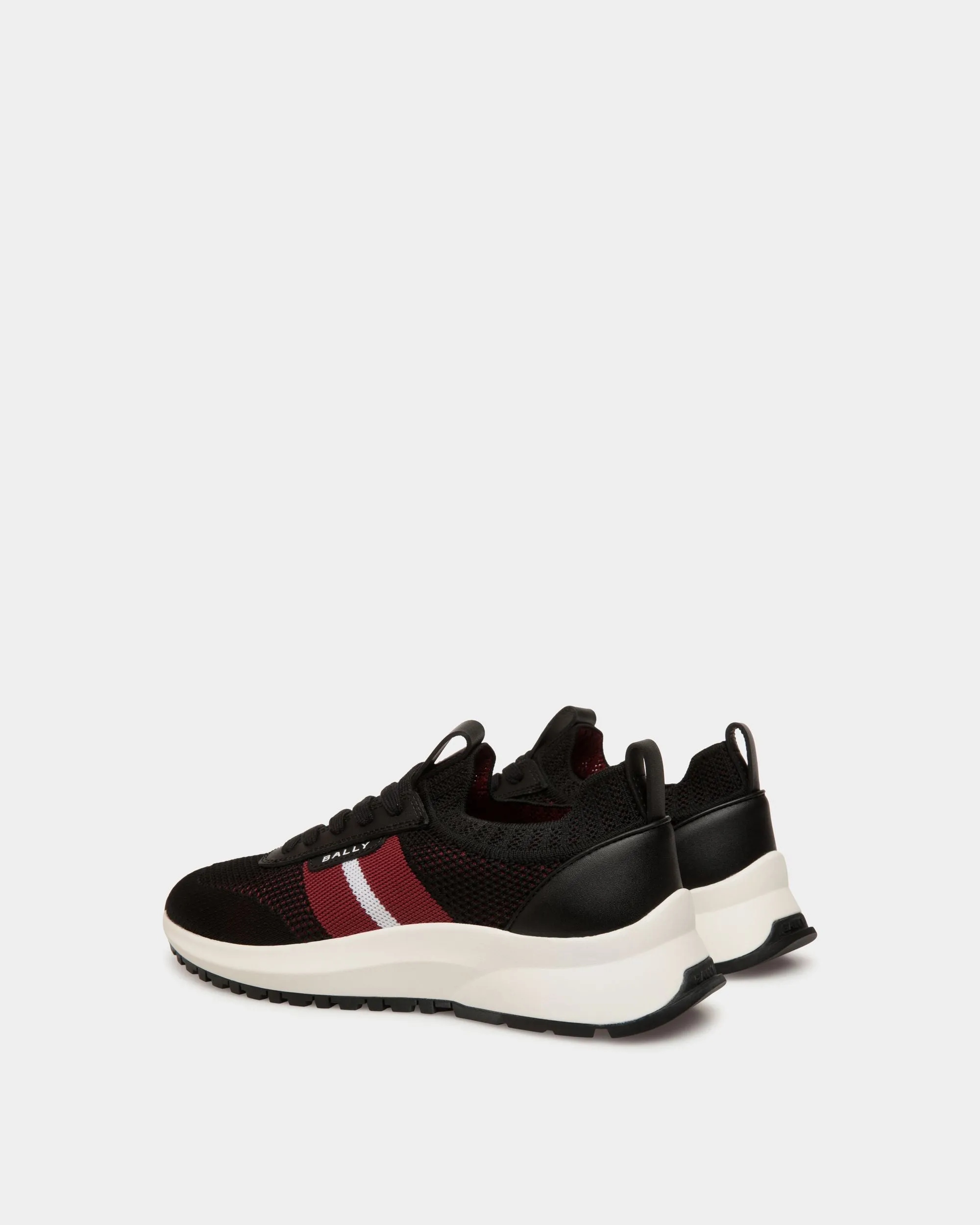 Outline Sneaker in Black Knit