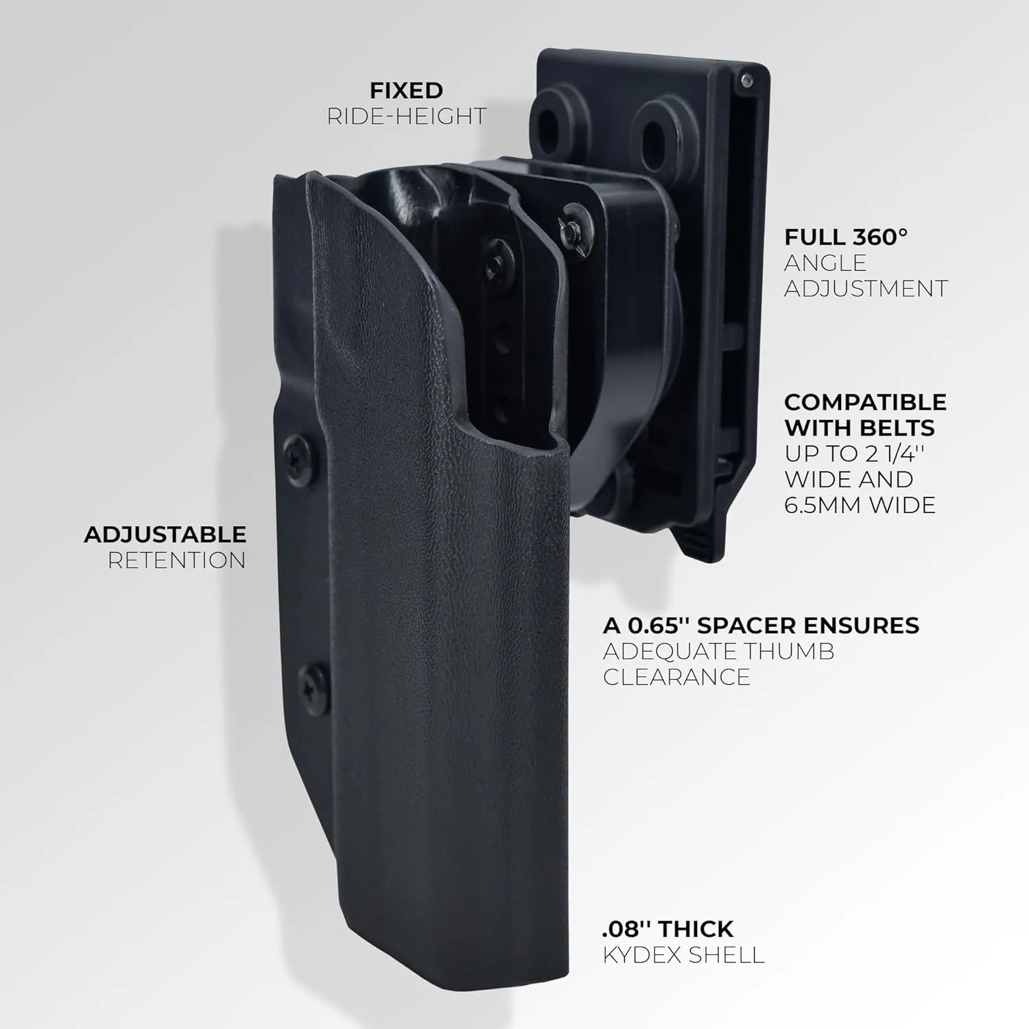 OWB Quick Release IDPA Holster fits Bul Armory Axe FS Hatchet