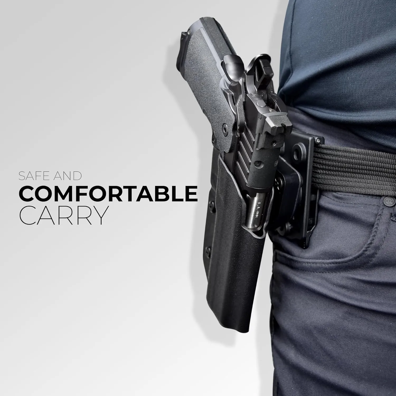 OWB Quick Release IDPA Holster fits FN FNX-45 Tactical