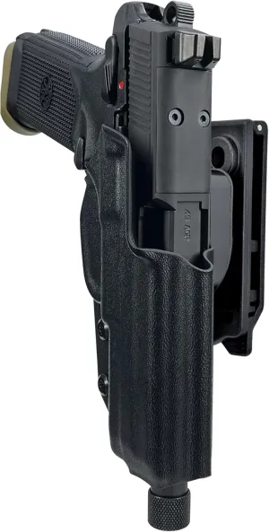 OWB Quick Release IDPA Holster fits FN FNX-45 Tactical