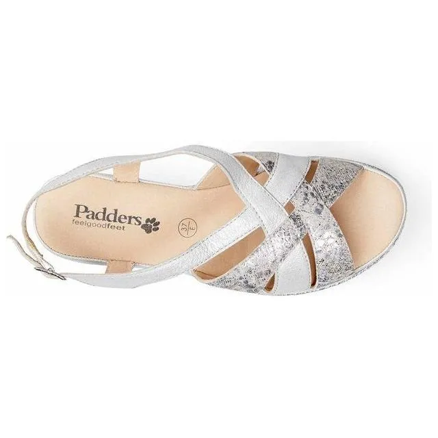 Padders Lola Sandals - Silver Combination