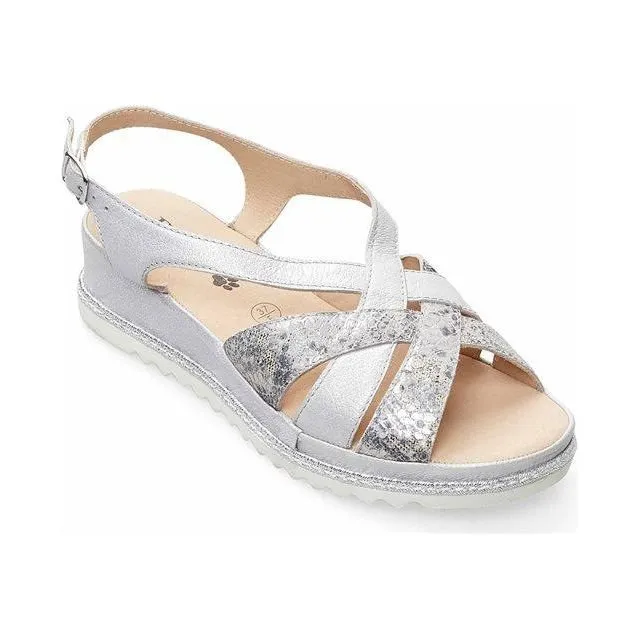 Padders Lola Sandals - Silver Combination