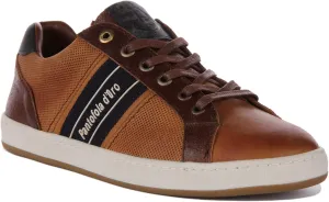 Pantofola d'Oro Melfi Uomo Low Men's Lace Up Suede Leather Trainers (Brown, US 10)