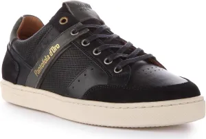 Pantofola d'Oro Vicenza Uomo Low Men's Lace Up Suede Leather Trainers (Navy, US 11.5)