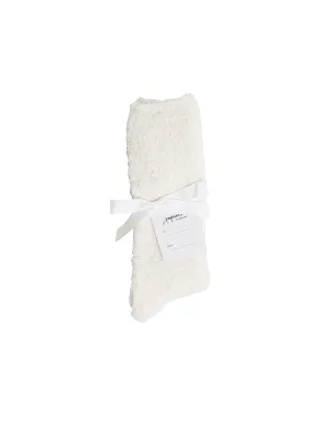 Papinelle Sleepwear-Cosy Bed Socks Ecru