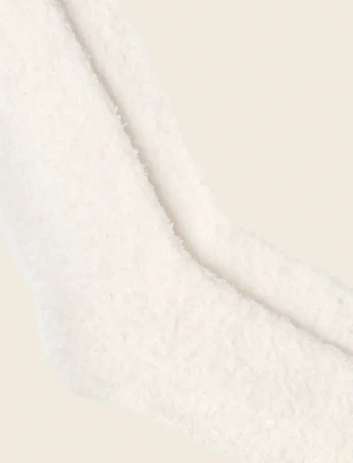 Papinelle Sleepwear-Cosy Bed Socks Ecru