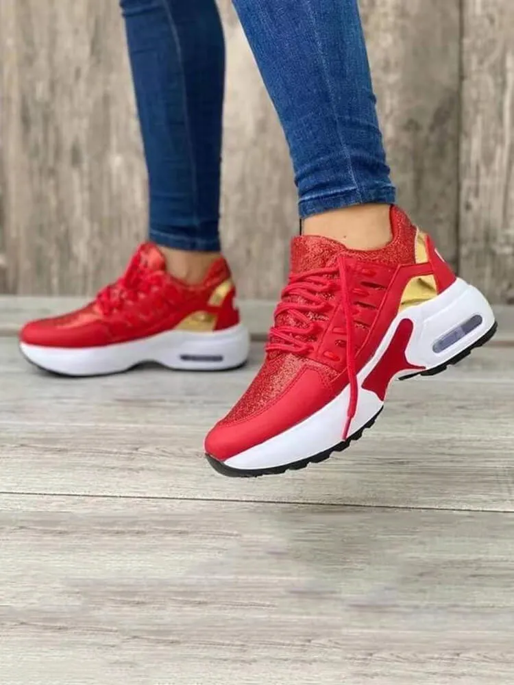 Patchwork Mesh Breathable Soprt Sneaker