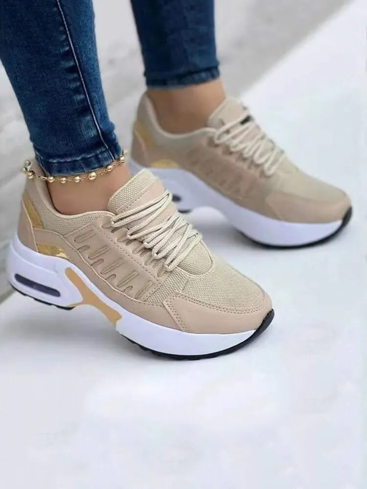 Patchwork Mesh Breathable Soprt Sneaker