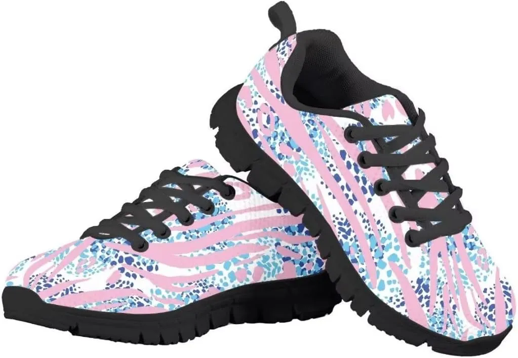 PinUp Angel Girls Lace Up Tennis Shoes Lightweight Mesh Breathable Adorable Running Sneakers Walking Shoes for Kid