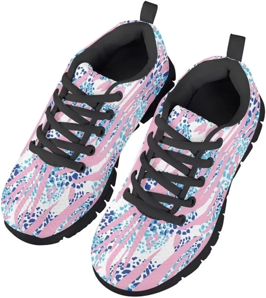 PinUp Angel Girls Lace Up Tennis Shoes Lightweight Mesh Breathable Adorable Running Sneakers Walking Shoes for Kid
