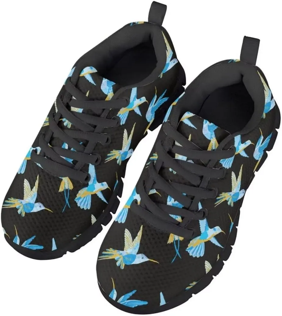 PinUp Angel Girls Sneakers Kids Lightweight Lace Up Running Shoes Colorful Walking Shoes Breathable Tennis Shoes for Kids