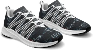 Pitovozu Math Equations Physics Science Sneaker Women Athletic Shoes Personalited Running Shoes Comfortable Sports Sneaker