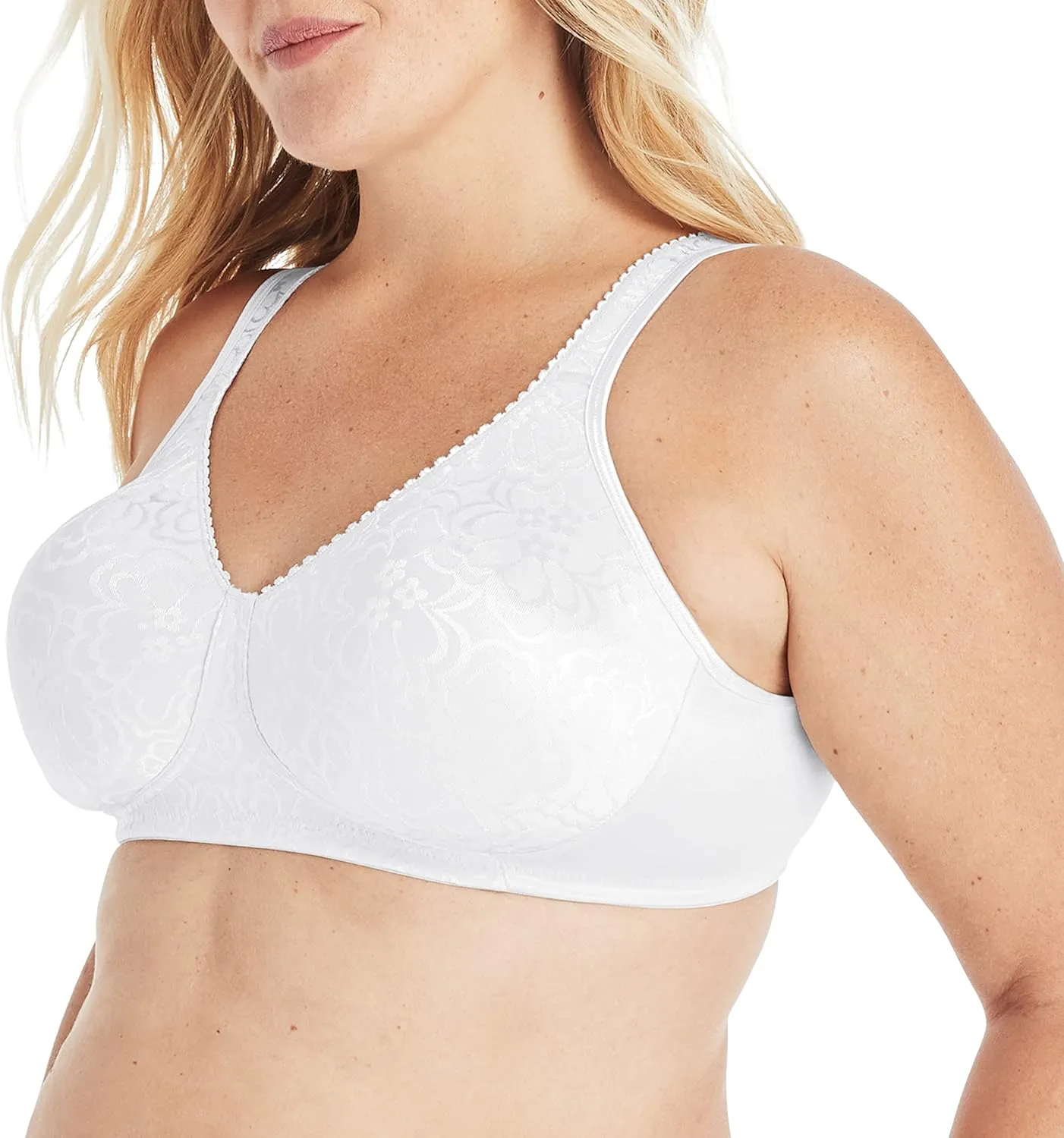 Playtex Women's Wireless Bra, 18 Hour Plus-Size Bras Available, Ultimate Lift, Moisture-Wicking, Single or 2-Pack