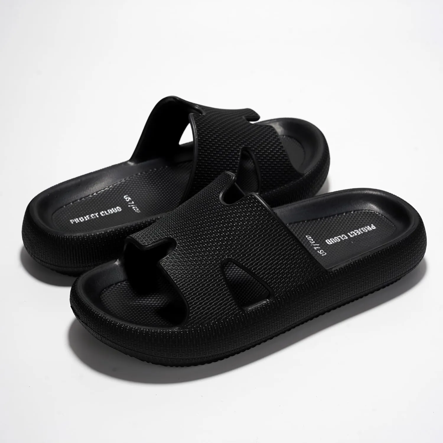 Project Cloud House Slippers Womens Sandals - Non-Slip and Lightweight Recovery Slippers for Women Beach Essentials Water Slides for Women (Pillow)