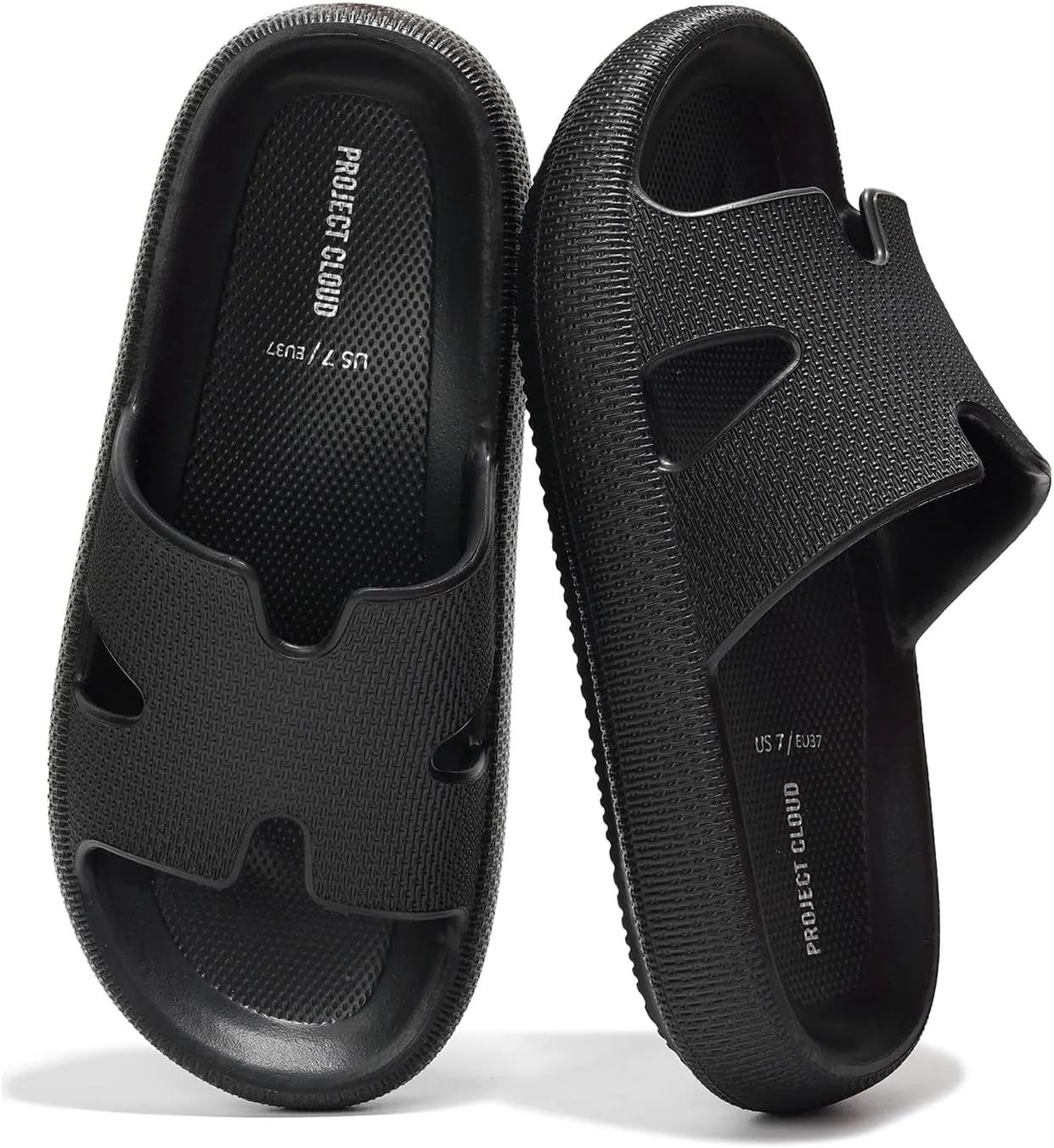 Project Cloud House Slippers Womens Sandals - Non-Slip and Lightweight Recovery Slippers for Women Beach Essentials Water Slides for Women (Pillow)