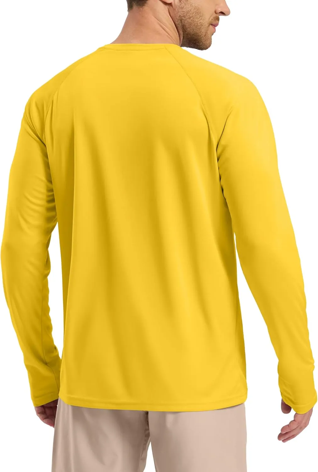 Pudolla Men's Sun Protection Shirts UV SPF UPF 50  Rash Guard Long Sleeve Lightweight Quick Dry Brethable Swimming Fishing