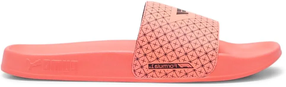 PUMA Men's Formula 1 Leadcat 2.0 Slide Sandals, Nrgy Red-Black, 12