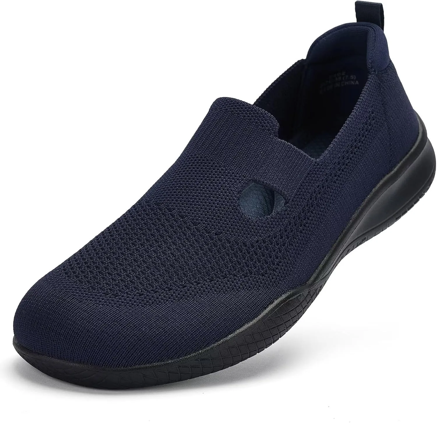 Puxowe Women's Slip on Walking Shoes-Lightweight Knit Loafer Sneaker