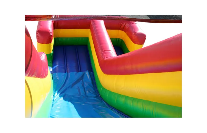 Rainbow Inflatable Water Slide - 14 FT