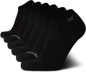 Reebok Men’s Low Cut Socks – 6 Pack Basic Cushion Low Cut No Show Socks for Men - Men's Athletic Socks (Size: 6-12.5)
