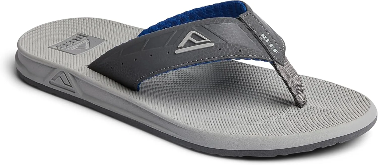 REEF Phantoms Men's Beach Flip Flop, Water Friendly, Soft and Supportive Molded Footbed