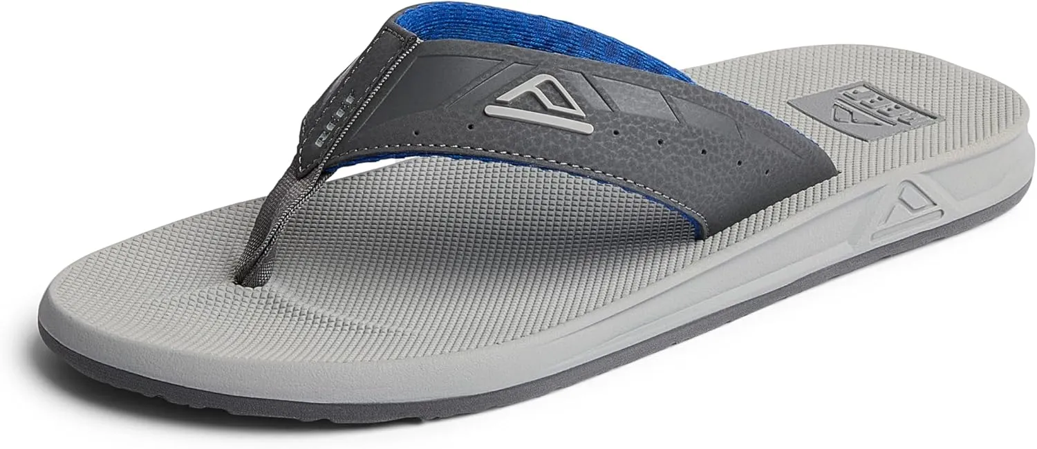 REEF Phantoms Men's Beach Flip Flop, Water Friendly, Soft and Supportive Molded Footbed