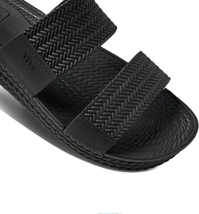 Reef Women's Water Vista Slide Sandal – Black (CI9076), Waterproof, Lightweight, Comfortable