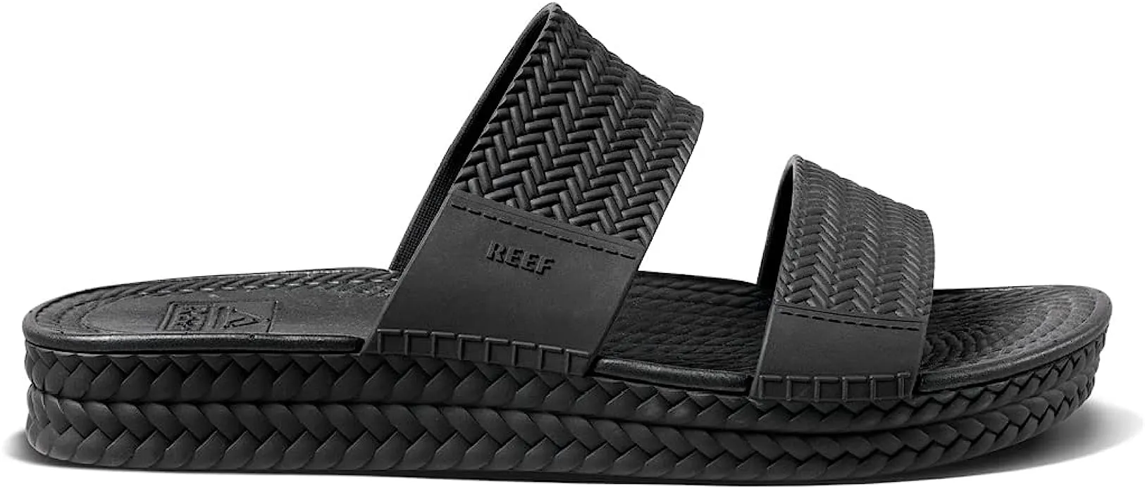 Reef Women's Water Vista Slide Sandal – Black (CI9076), Waterproof, Lightweight, Comfortable