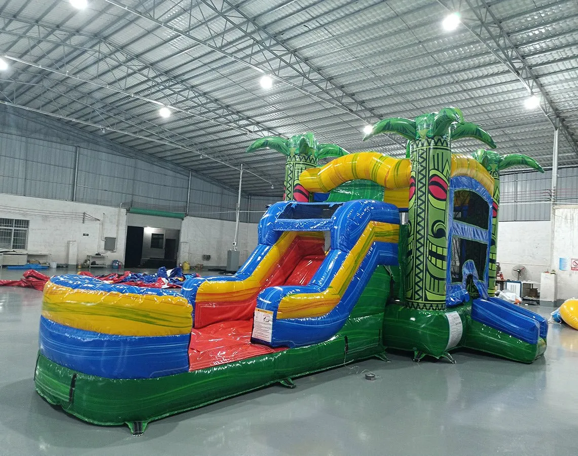 Reggae Rush Econo Bounce House with Slide (Wet/Dry)