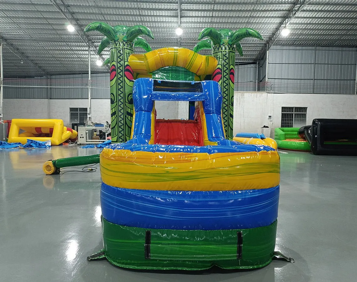 Reggae Rush Econo Bounce House with Slide (Wet/Dry)