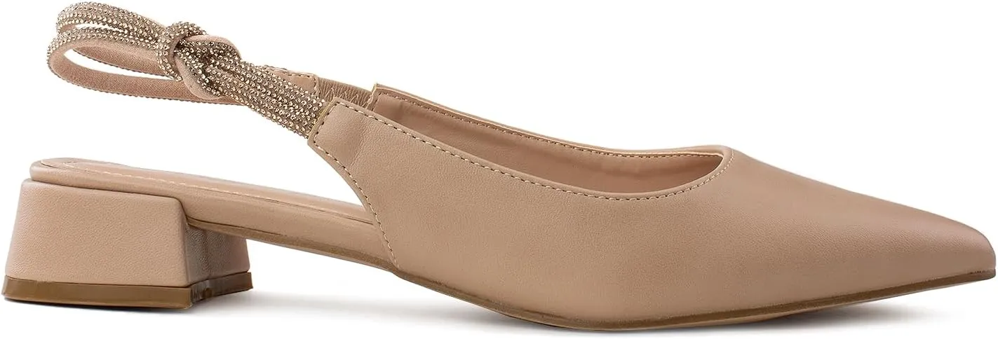 RF ROOM OF FASHION Women's Jeweled Slide On Backless Loafer Mule Flats