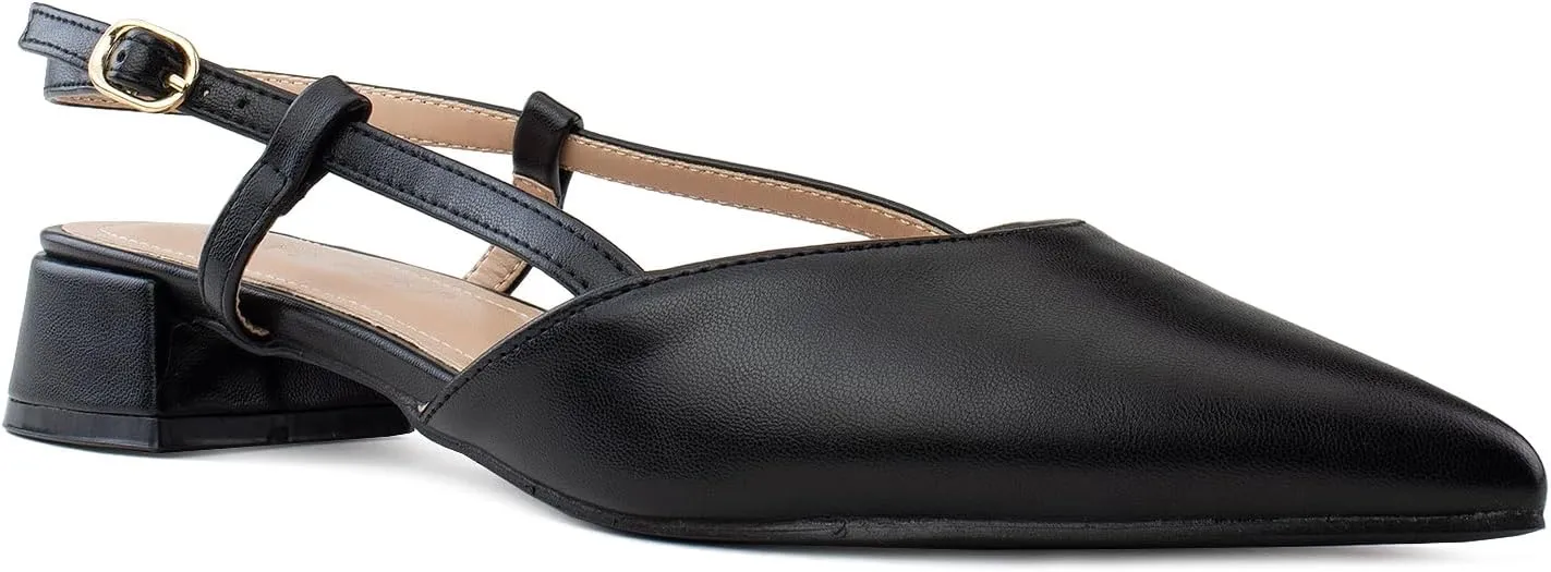 RF ROOM OF FASHION Women's Jeweled Slide On Backless Loafer Mule Flats