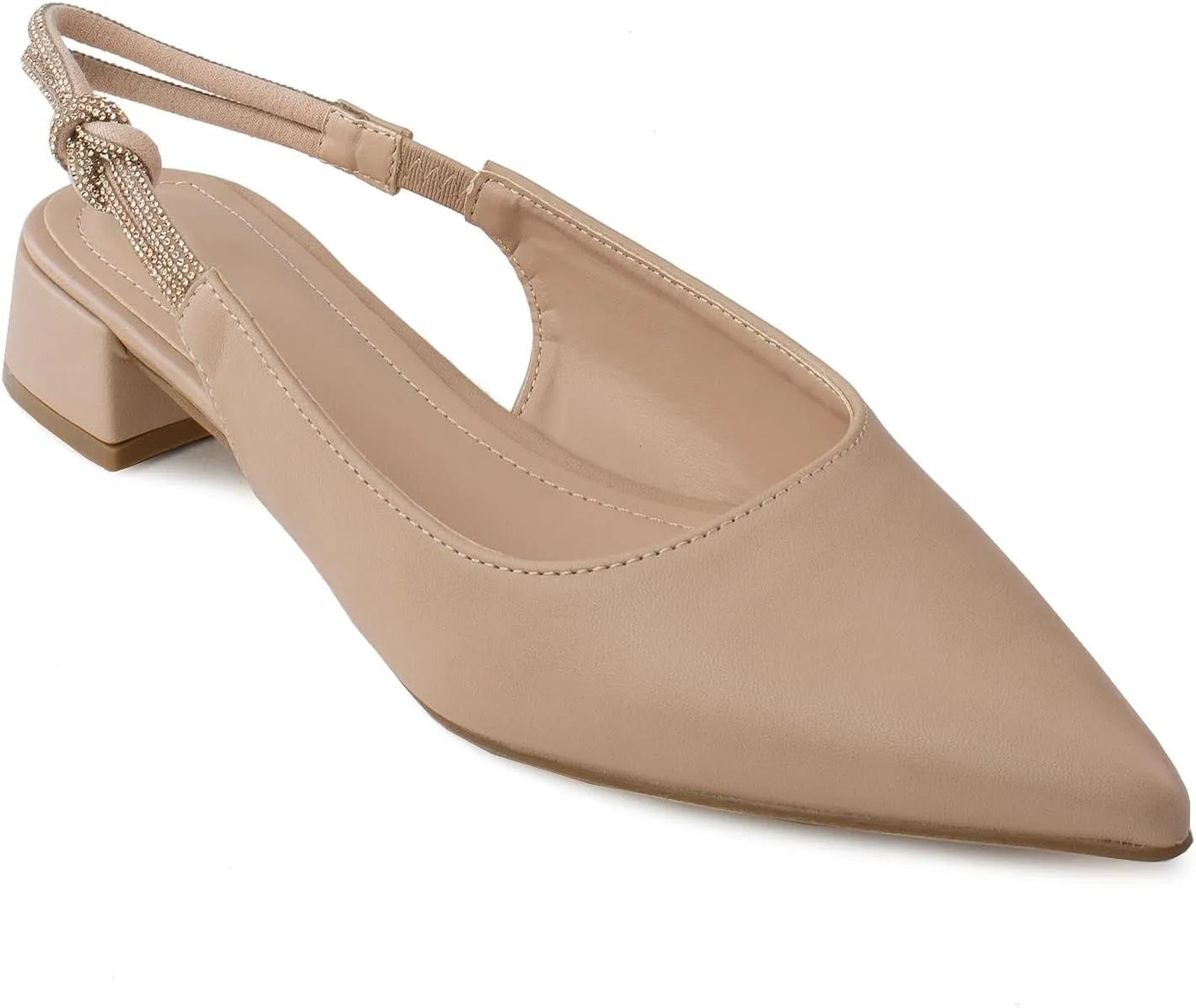 RF ROOM OF FASHION Women's Jeweled Slide On Backless Loafer Mule Flats