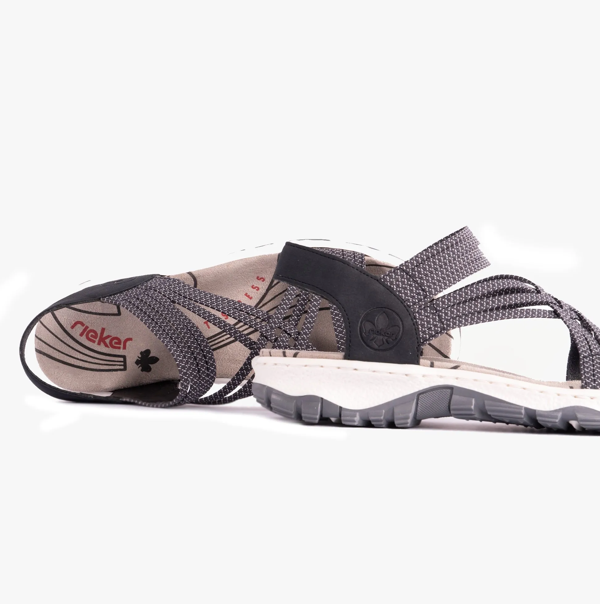 Rieker 68888-14 Womens Sandals Blue