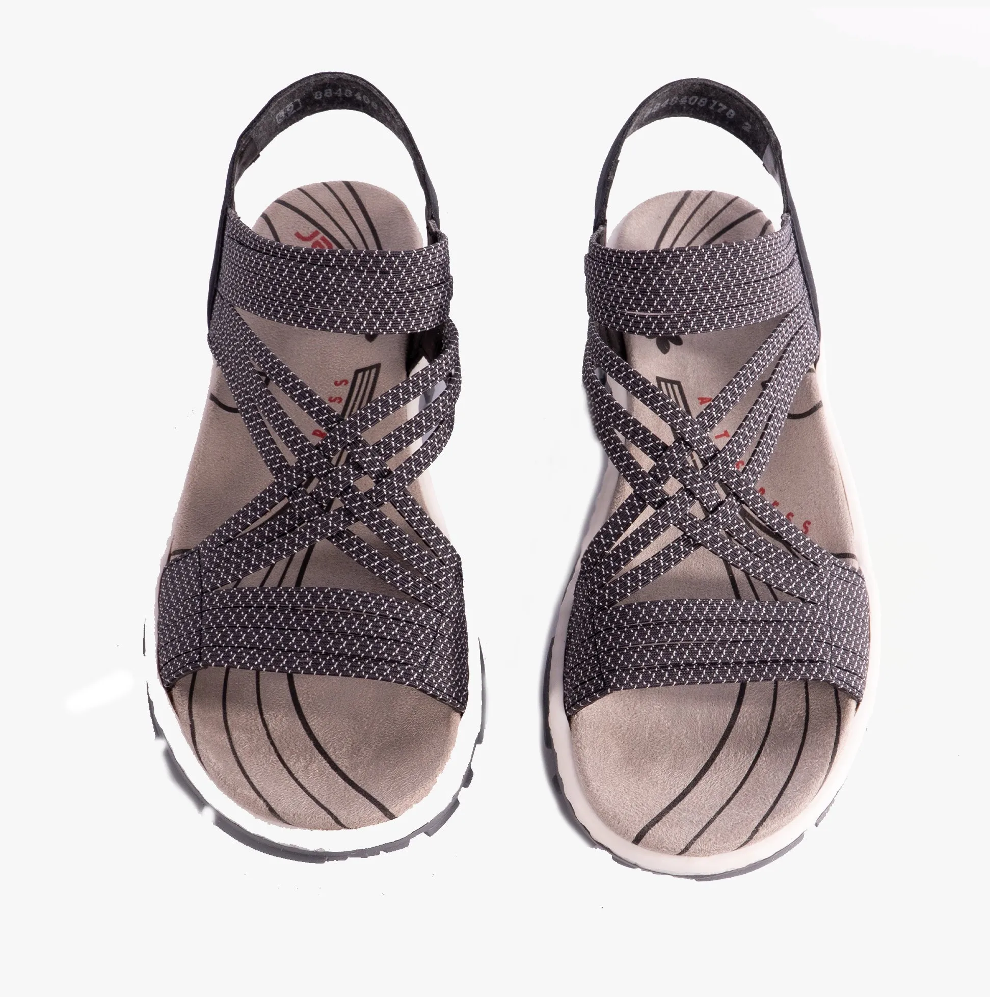 Rieker 68888-14 Womens Sandals Blue