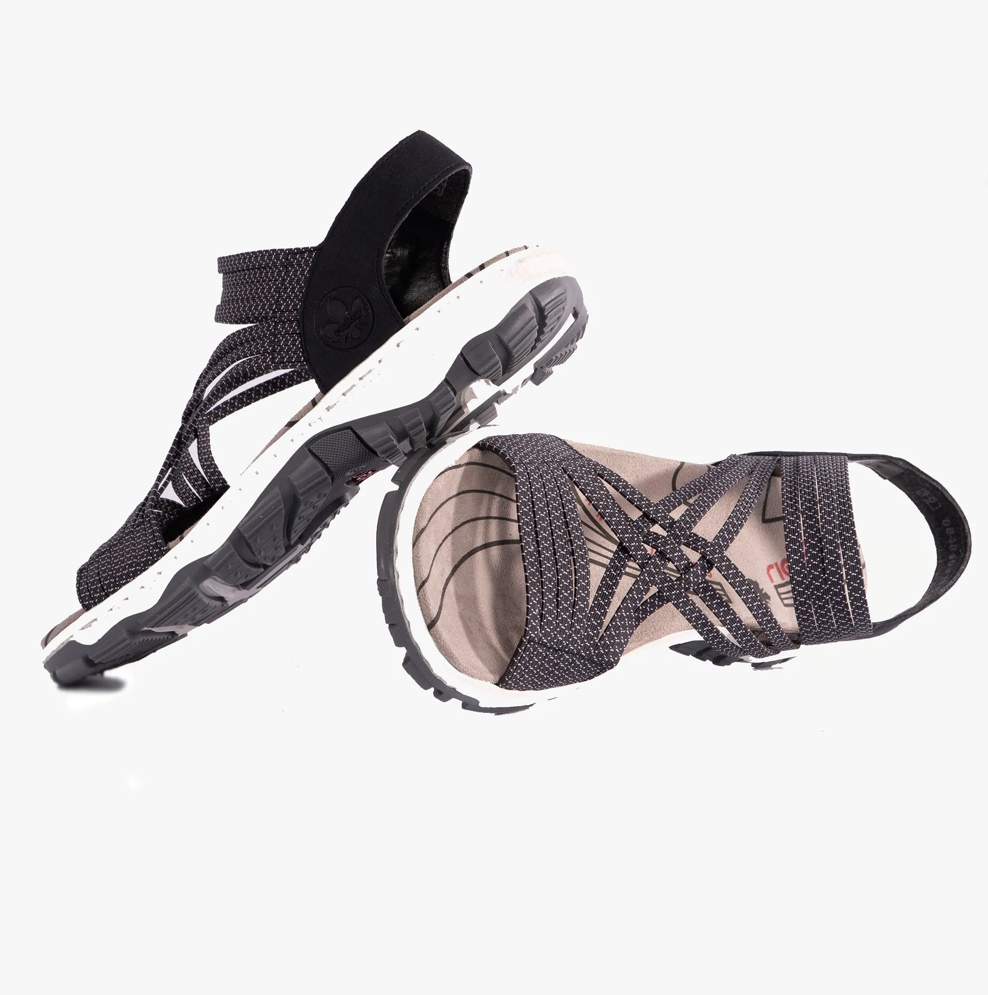 Rieker 68888-14 Womens Sandals Blue