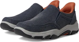 Rockport Men's Reece Sneaker, Dark Blue Canvas, 12 X-Wide